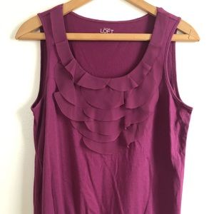 Plum Pink Ann Taylor Loft Top